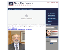 Tablet Screenshot of newexecmtg.com